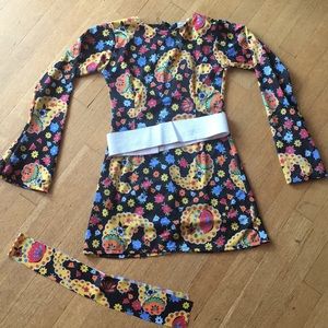 Girls Go Go Hippie Costume